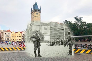 Прага в день советского вторжения и сейчас: фотопроект