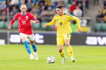 Украина и Чехия сыграли вничью 