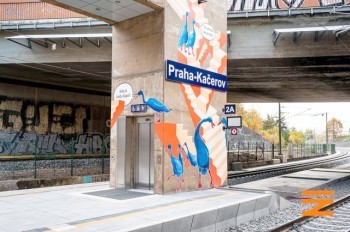 «Где Леди Гага?»: обновленную станцию Praha-Kačerov украсили забавными селезнями