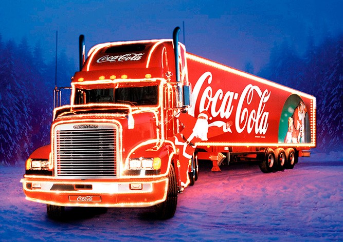 В Прагу приедет рождественский грузовик Coca-Cola