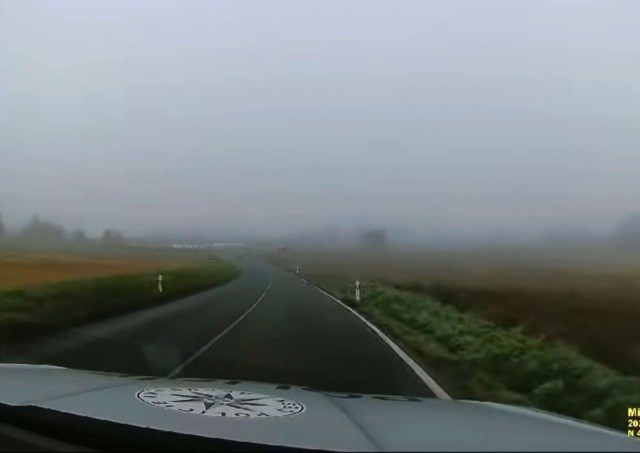 В Чехии по туманному шоссе шла двухлетняя девочка в одной пижаме: видео