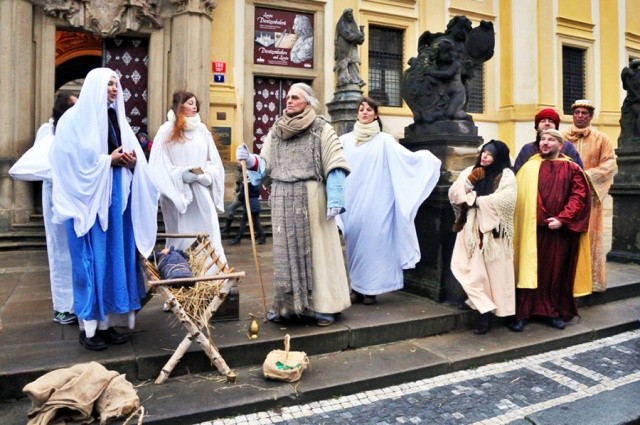В Рождество в центре Праги можно будет увидеть живой вертеп