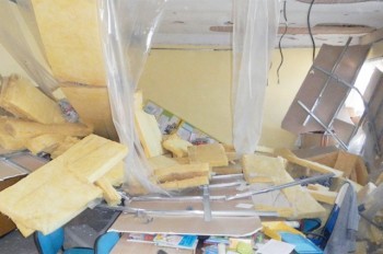 В Чехии в начальной школе обвалился потолок 