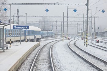 В Чехии выпал промышленный снег