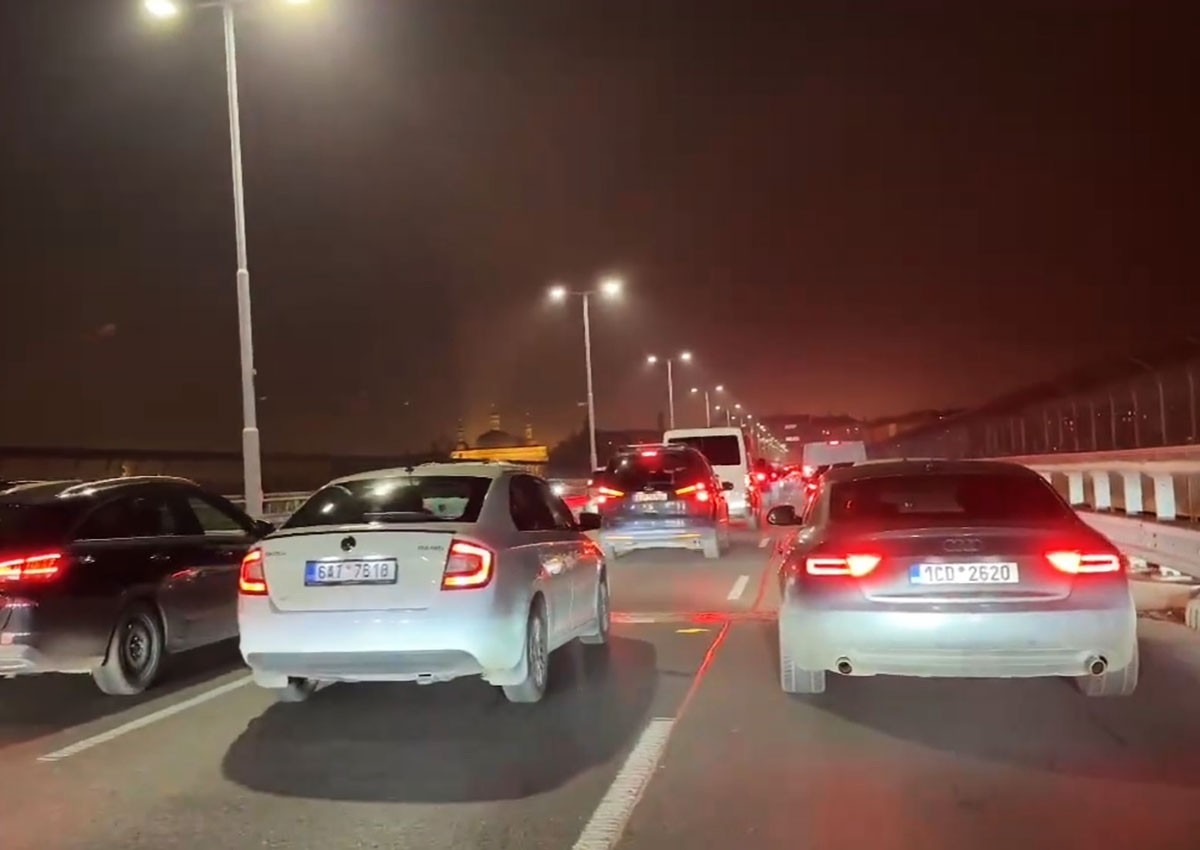 В Праге случился транспортный коллапс