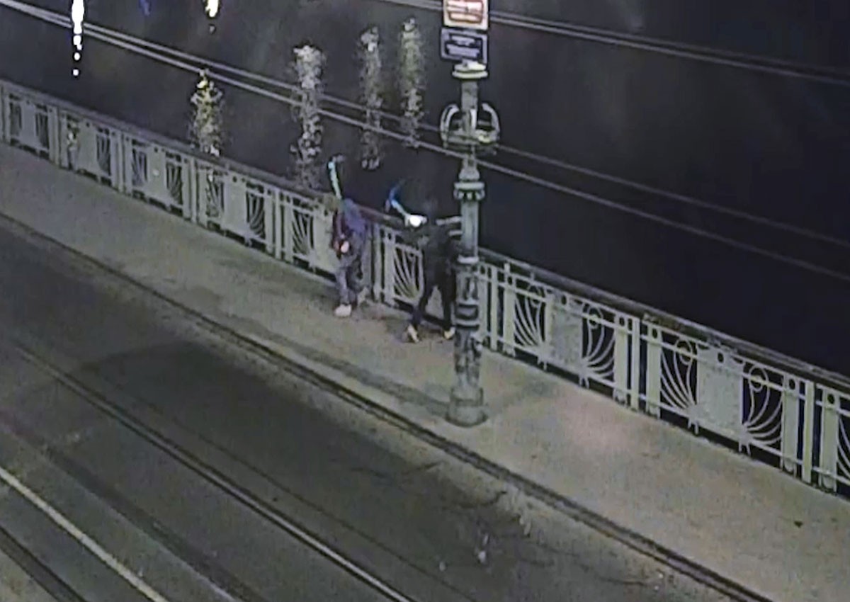 В Праге неизвестные сбросили в реку 11 электросамокатов: видео