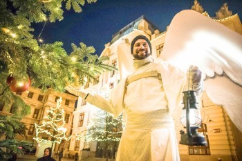 В центре Праги можно будет повстречать «ангелов»