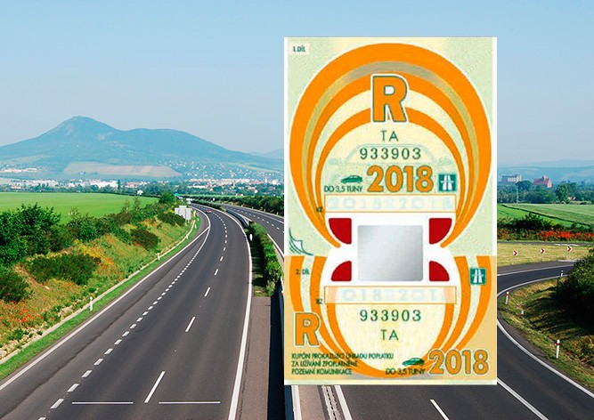 В Чехии начались продажи годовых дорожных виньеток на 2018 год