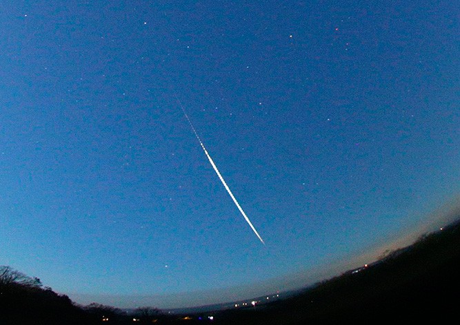 В Чехии упал метеорит