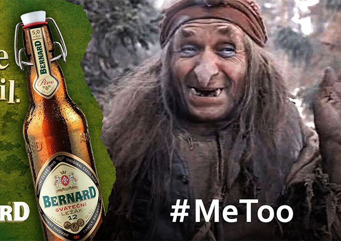 Чешский пивзавод использовал образ Бабы-яги для странной рекламы