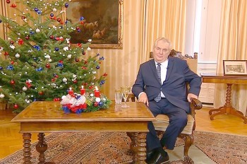Видео: рождественское обращение президента Чехии