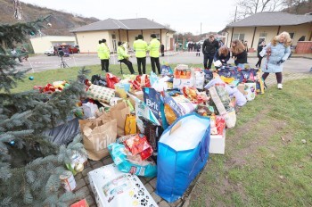 Жители Праги подарили бездомным животным на Рождество три тонны корма