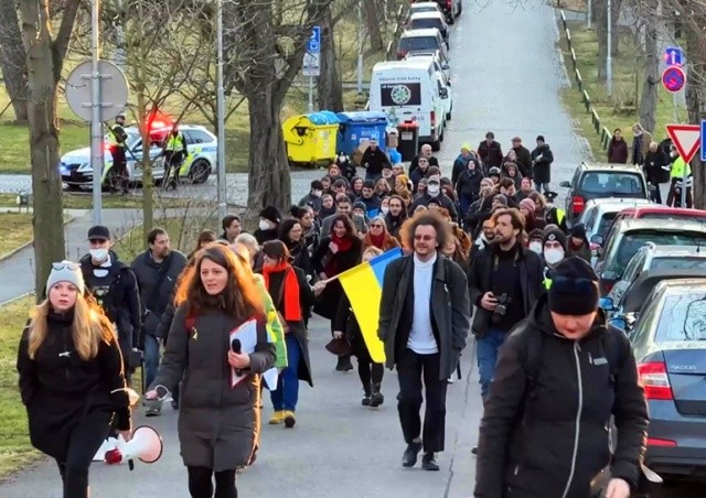 В Праге прошла акция «Молитва за Украину»