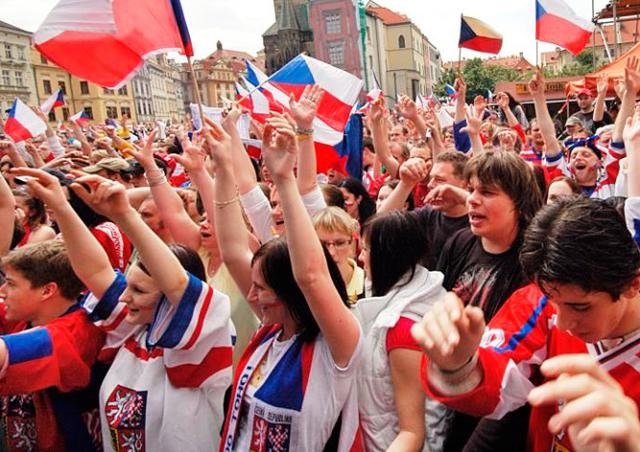 В центре Праги установят гигантский экран для просмотра ЧМ по хоккею