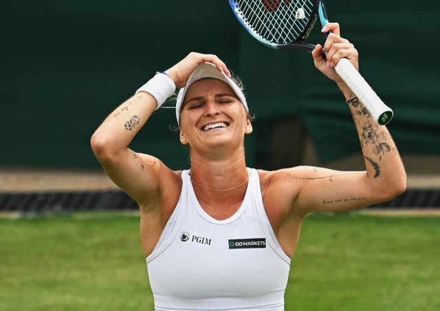 Чешская теннисистка Вондроушова сенсационно вышла в финал «Уимблдона»: видео