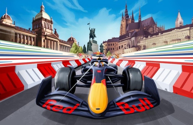 В Праге состоится Red Bull Showrun: заезд болида «Формулы-1» и гоночное шоу