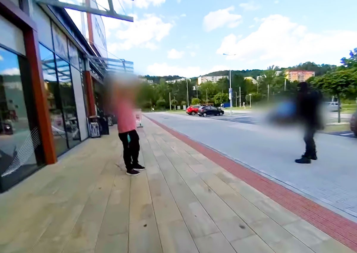 Житель Чехии «нарвался» на задержание полицией: видео