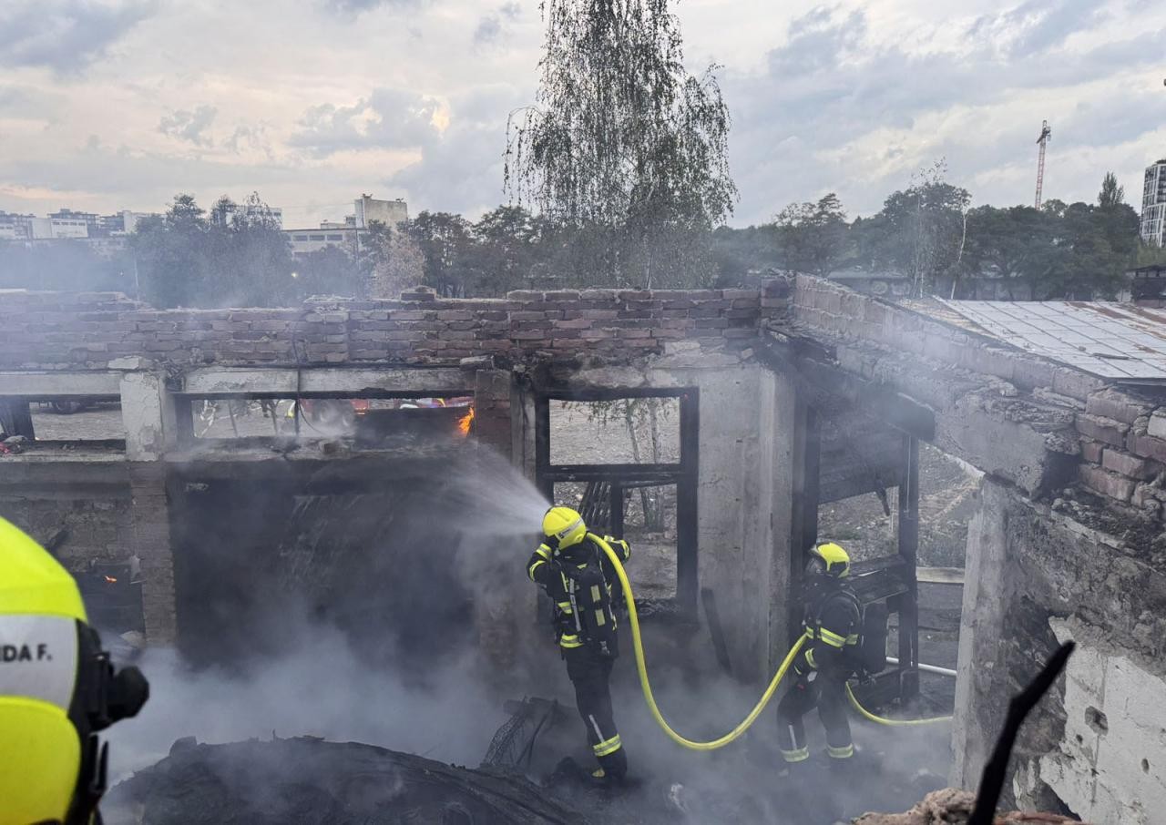 В пражском районе Жижков произошел пожар