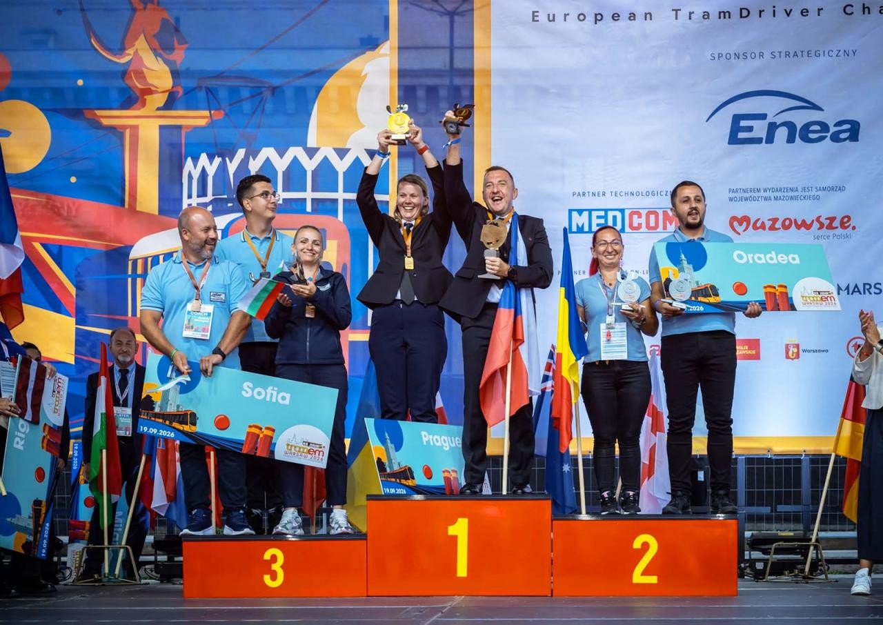Прага выиграла чемпионат Европы среди водителей трамваев