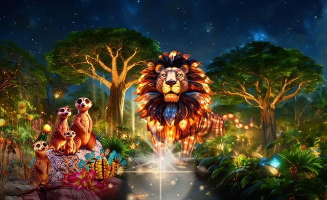 В зоопарке Праги впервые откроется выставка световых инсталляций Garden of Lights