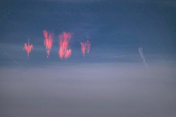 В Чехии фотограф запечатлел редкое атмосферное явление